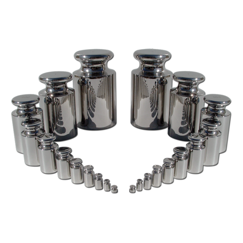 Pesas Con Certificado de Acero Inoxidable M1