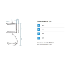 Balanza PC Dibal CS-2255 Colgante Etiquetas