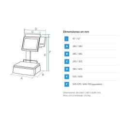 Balanza CS-2100 Dibal Doble Cuerpo Tickets